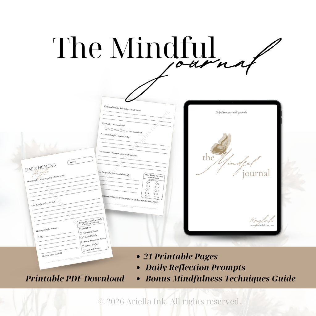 Printable Weekly Mindful Journal