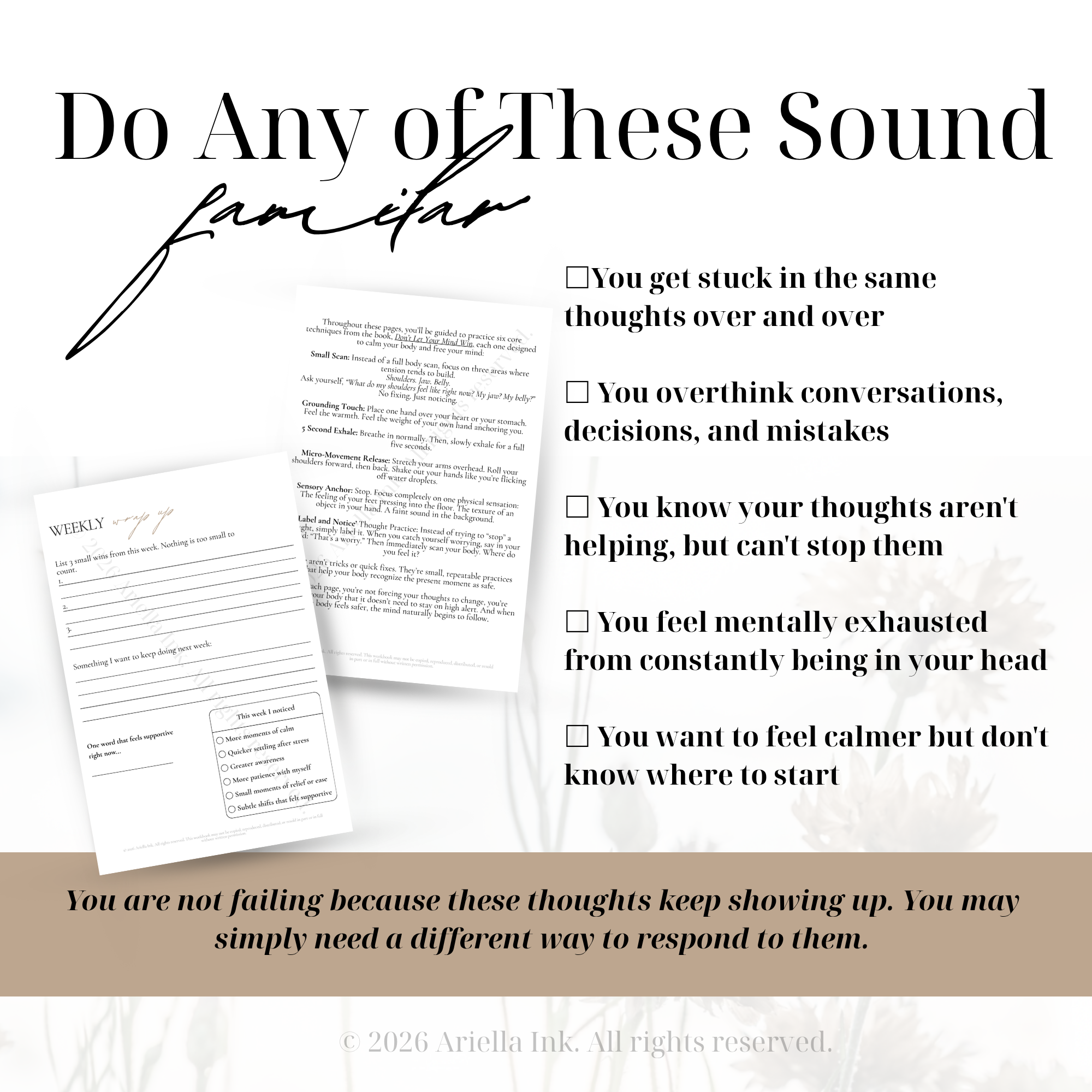Printable Weekly Mindful Journal