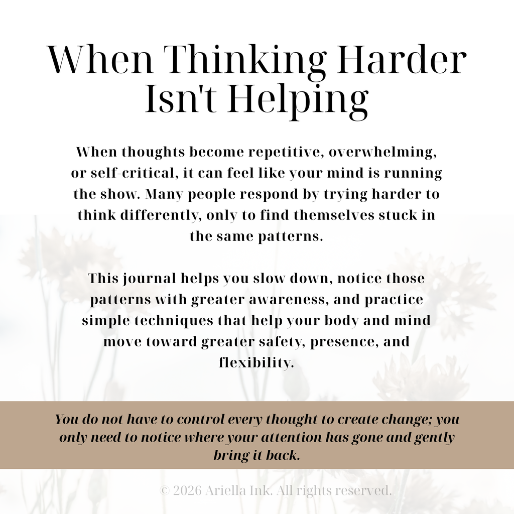 Printable Weekly Mindful Journal