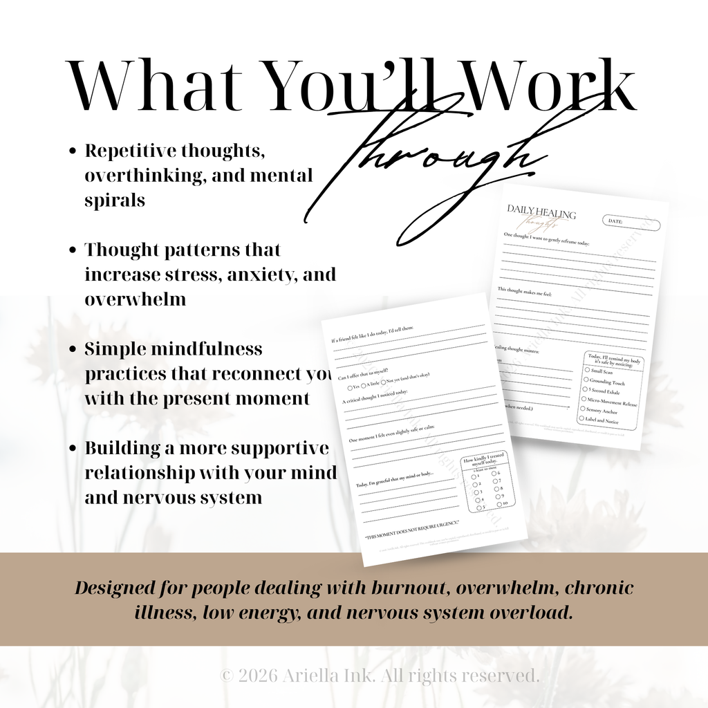Printable Weekly Mindful Journal