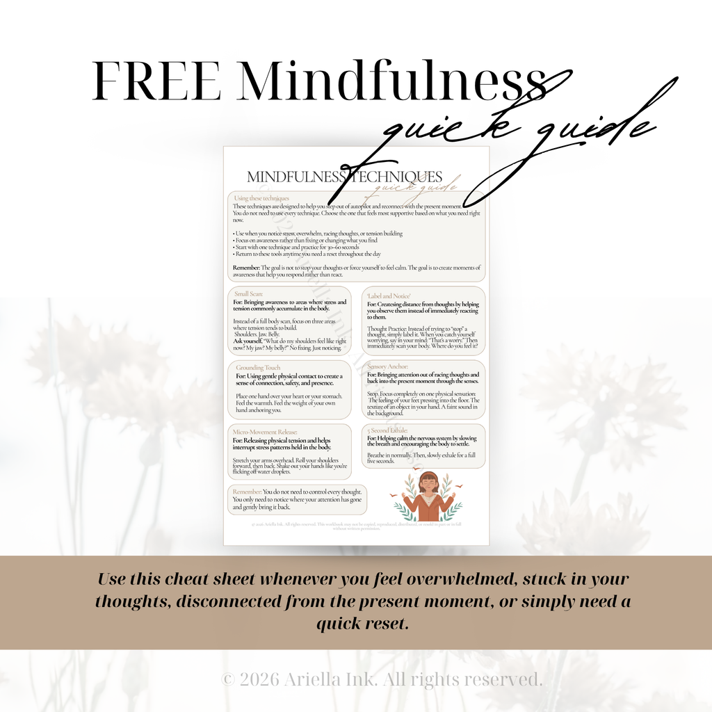Printable Weekly Mindful Journal